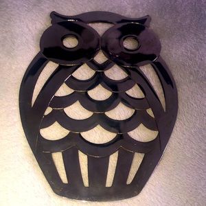 F.B. Rogers‎ Italy Owl Trivet Vintage